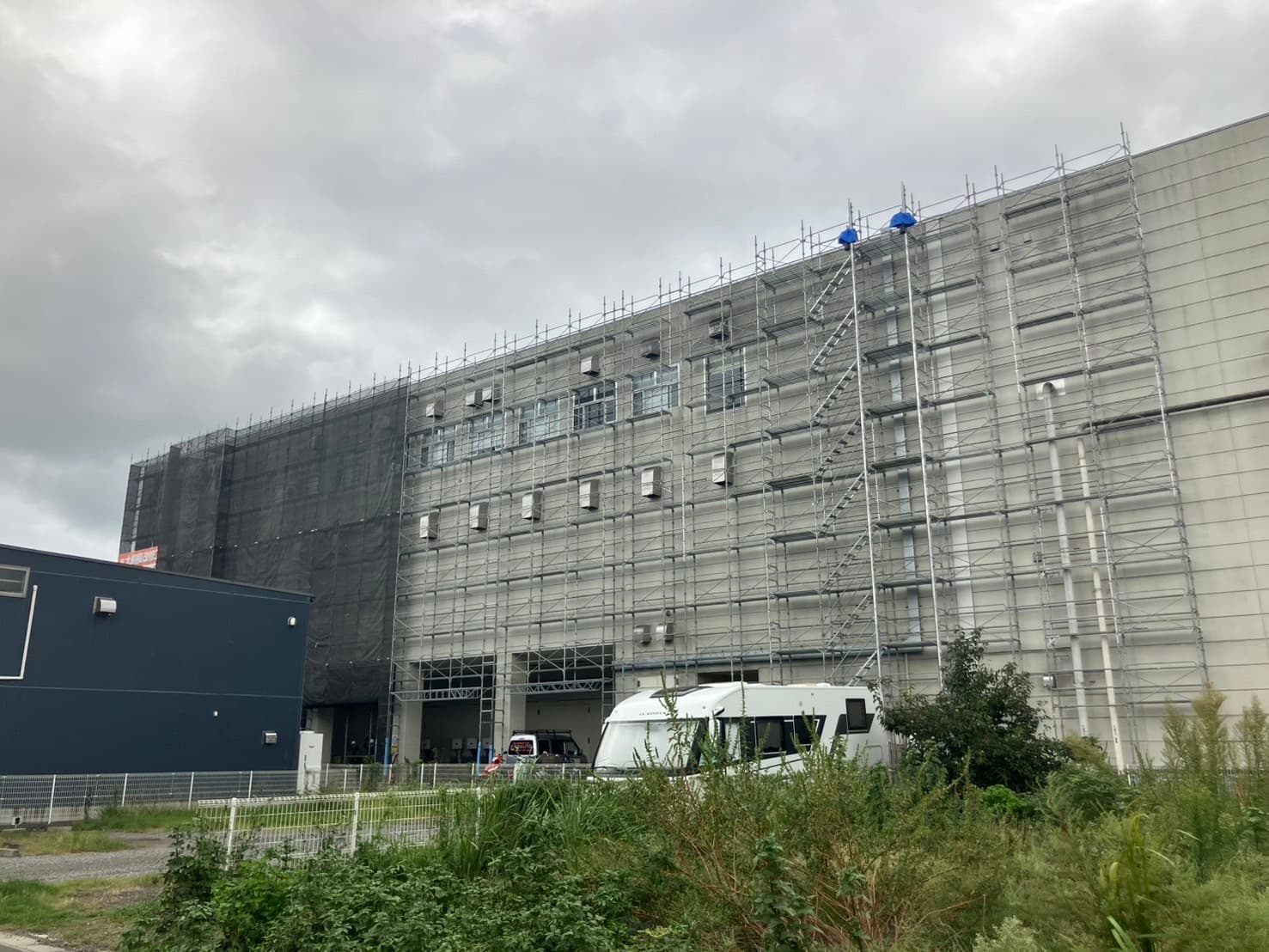 【千葉県八千代市】工場 外装修繕工事着工