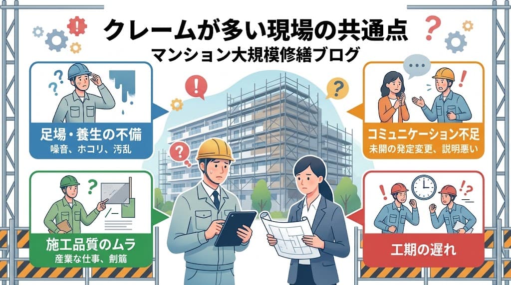クレームが多い現場の共通点