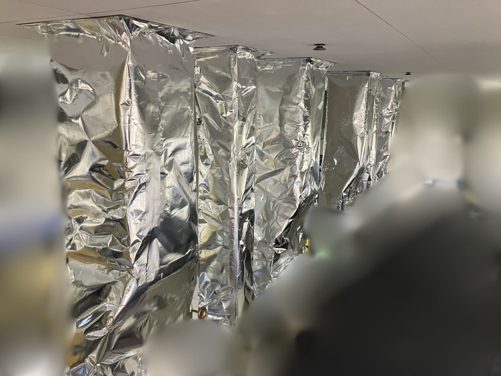 【千葉県】工場内部 ダクト遮熱シート工事着工