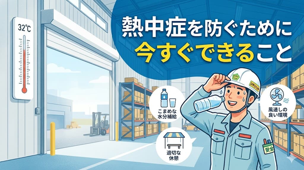 熱中症を防ぐために今すぐできること