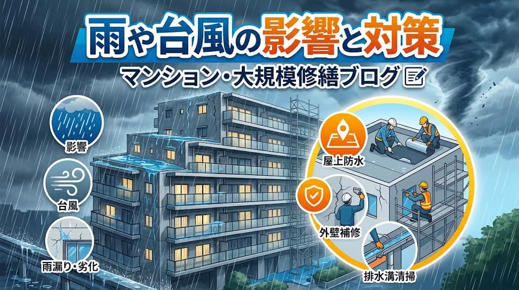 雨や台風の影響と対策